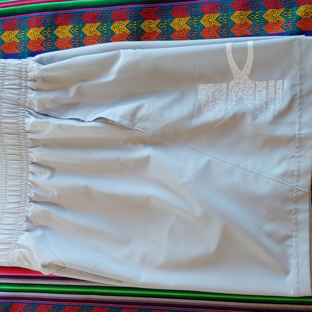 Under Armour Men's Athletic Graphic Shorts Light Grey size XL NWT - Picture 4 of 16